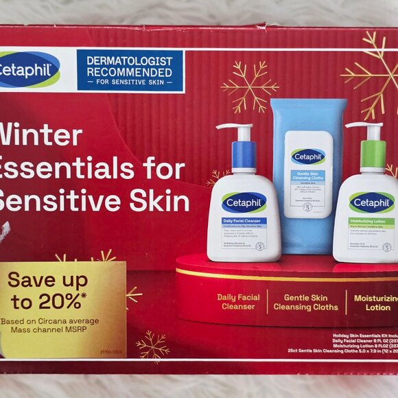 NIB Cetaphil Winter Essentials for Sensitive Skin Kit - Picture 2 of 7